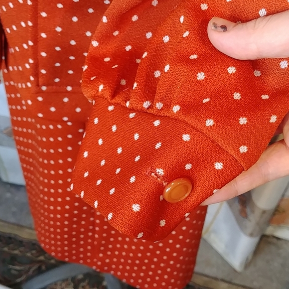Vintage Pumpkin dress and jacket set - Picture 5 of 13